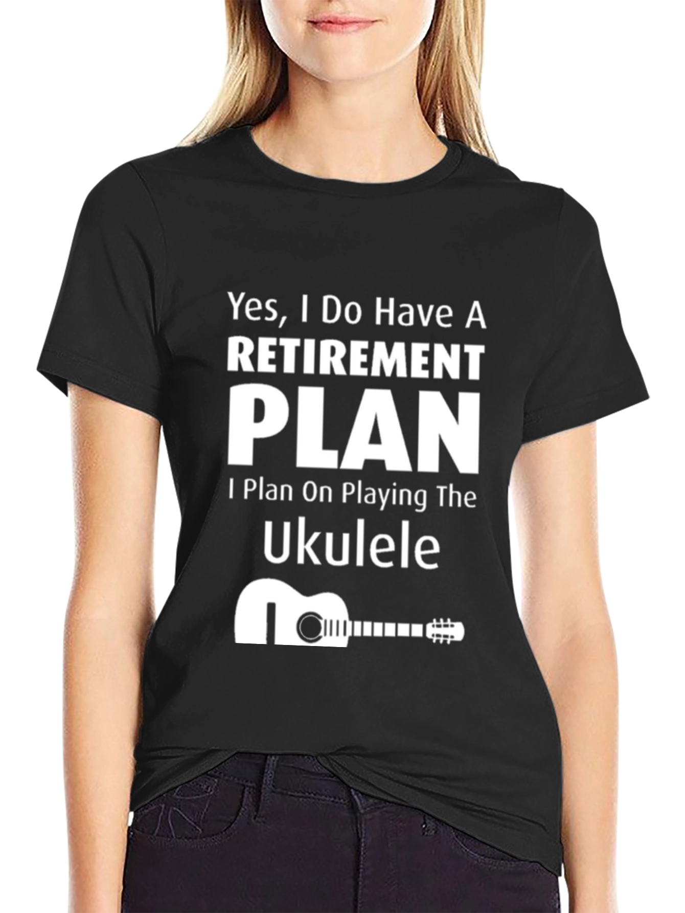 Retirement Plan Ukulele T-Shirt