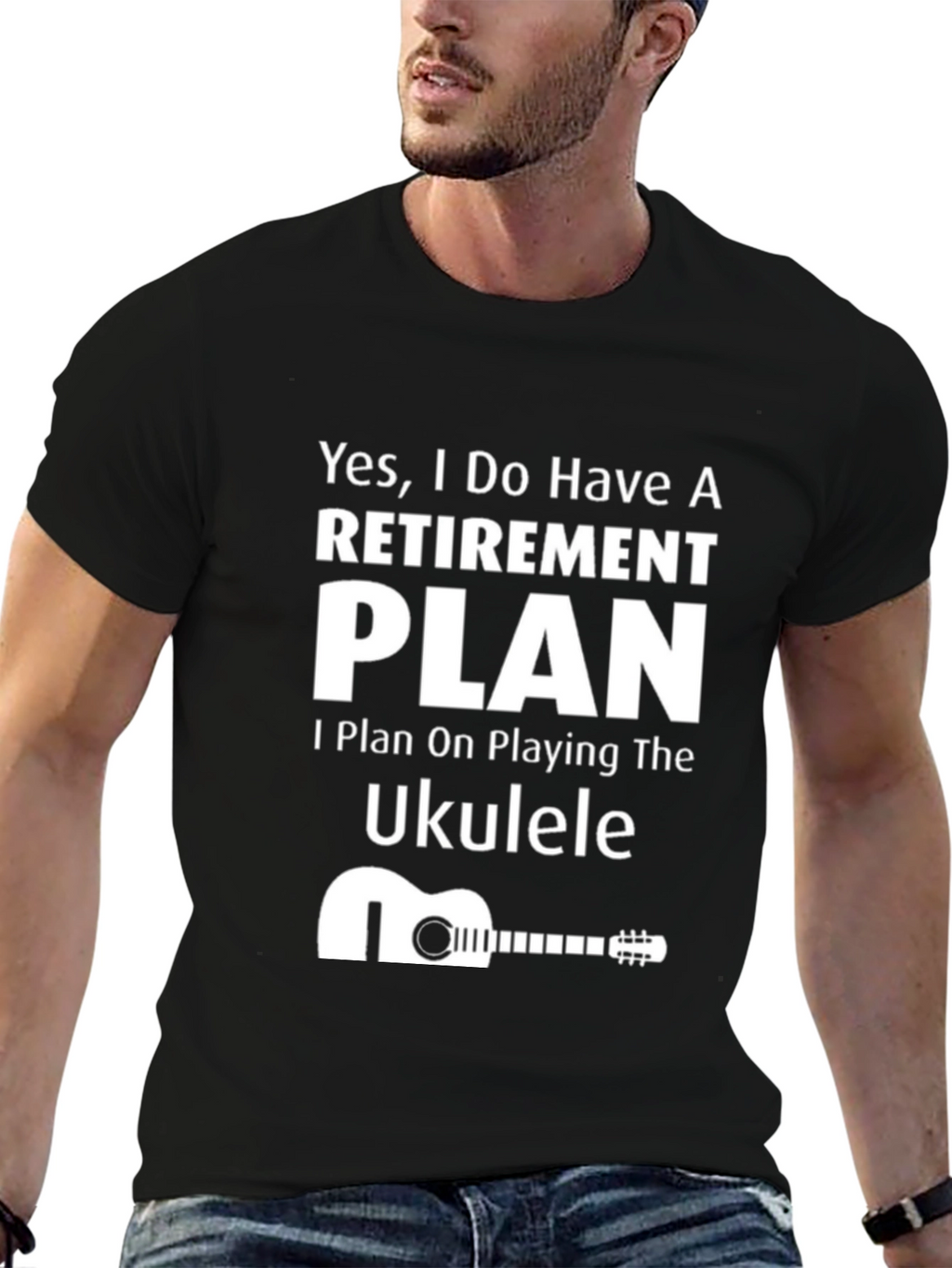 Retirement Plan Ukulele T-Shirt