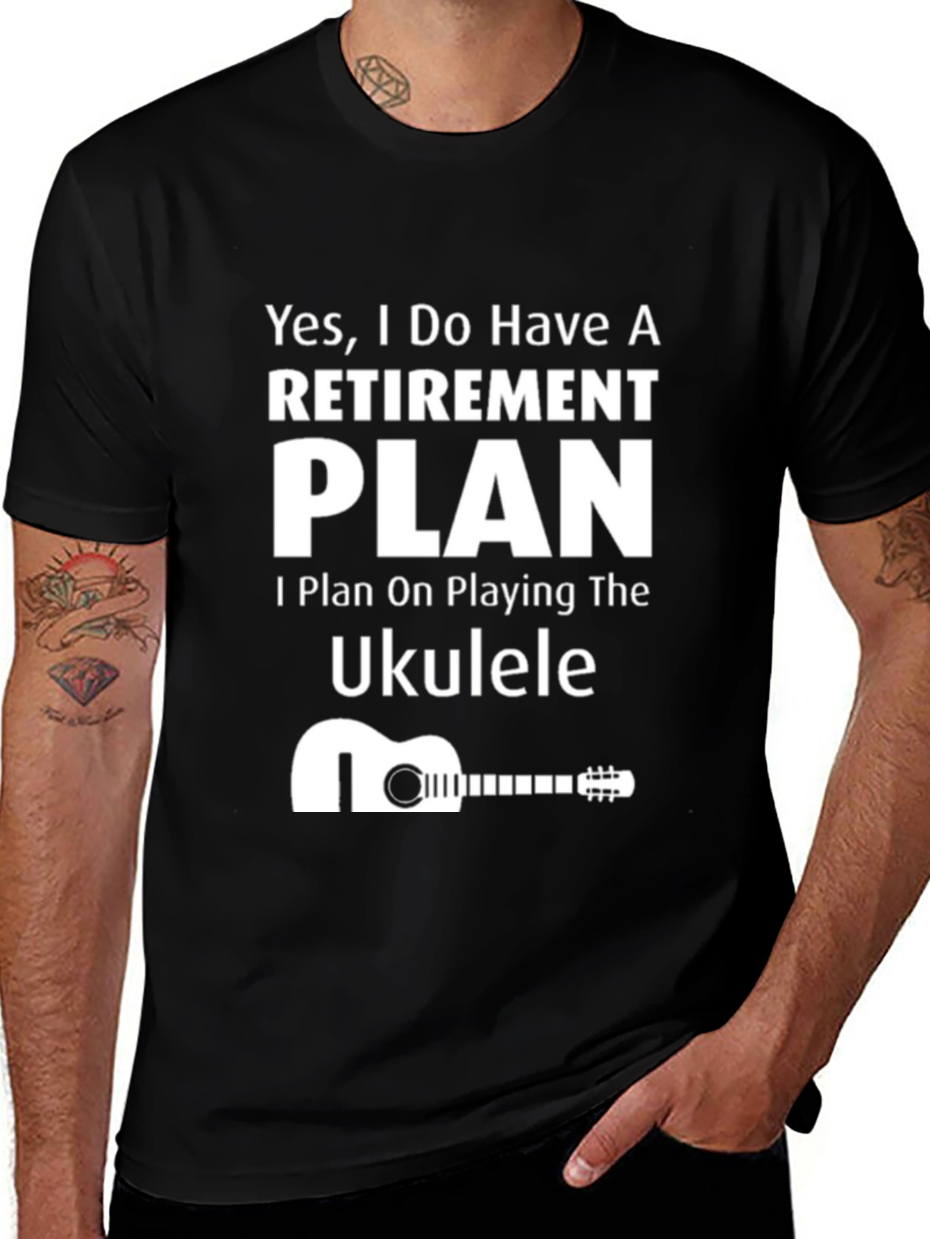 Retirement Plan Ukulele T-Shirt