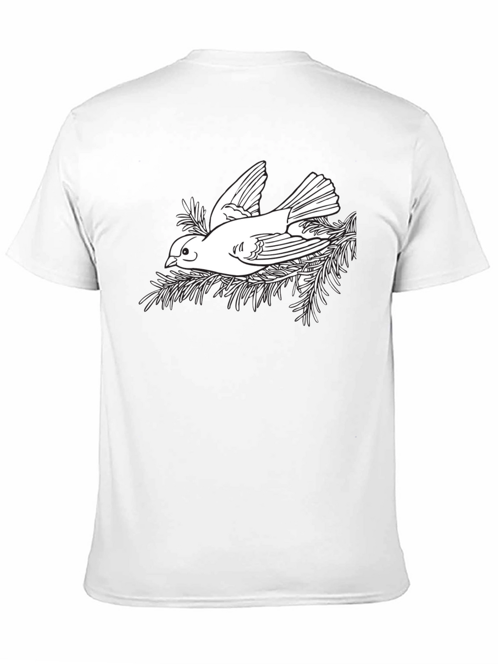Bird in Nest Graphic T-Shirt