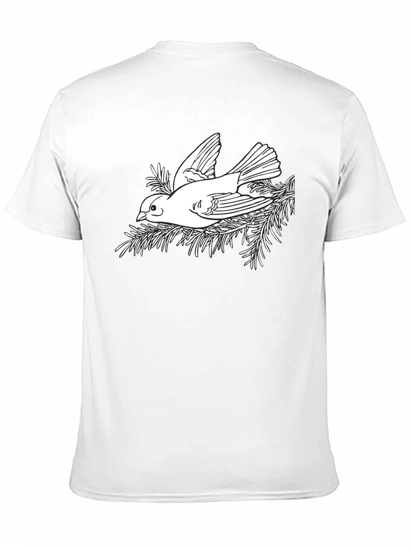 Bird in Nest Graphic T-Shirt