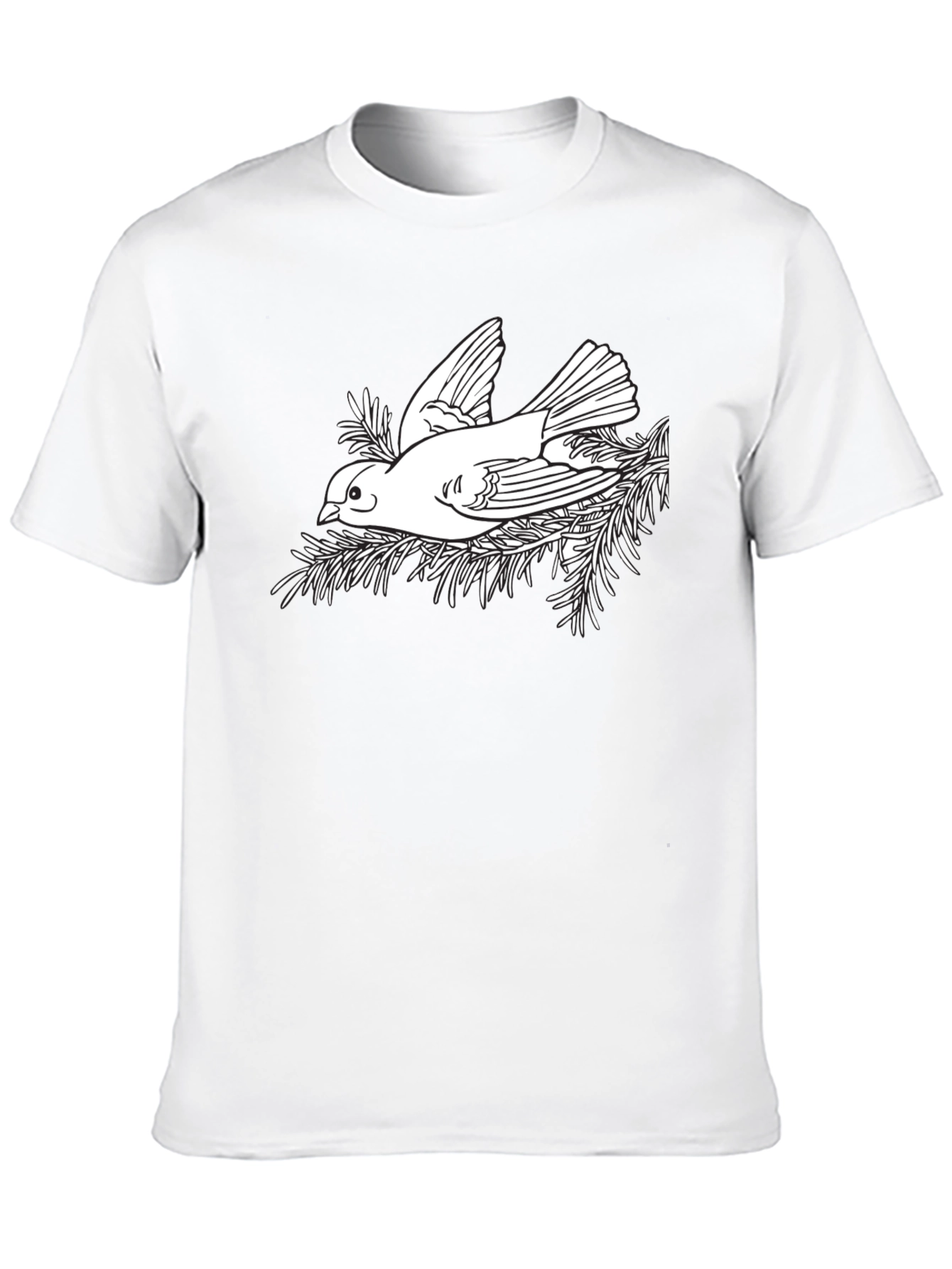 Bird in Nest Graphic T-Shirt