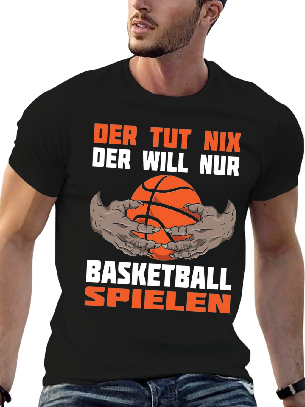 Basketball Player T-Shirt - Der Tut Nix Design