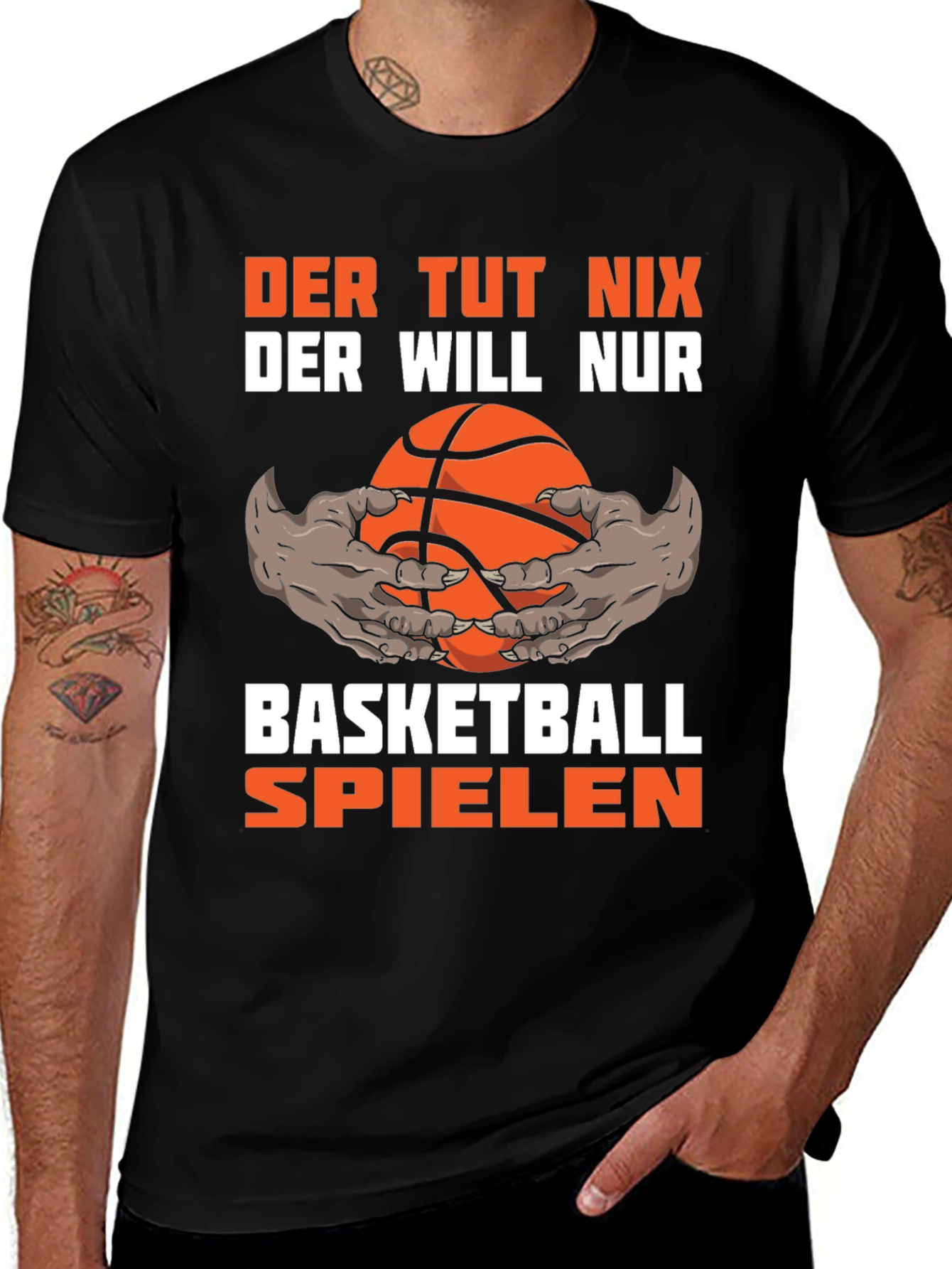 Basketball Player T-Shirt - Der Tut Nix Design
