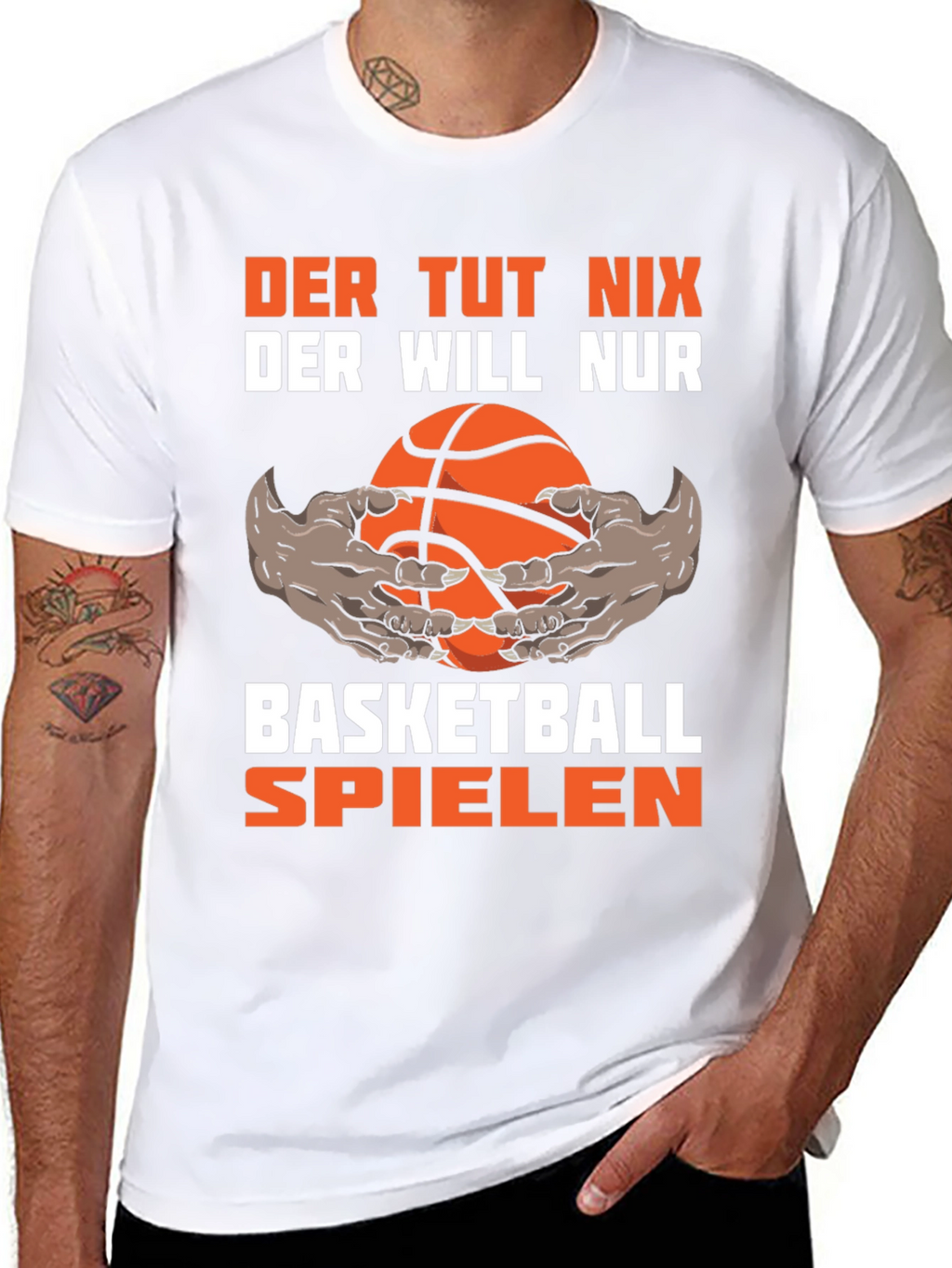 Basketball Player T-Shirt - Der Tut Nix Design