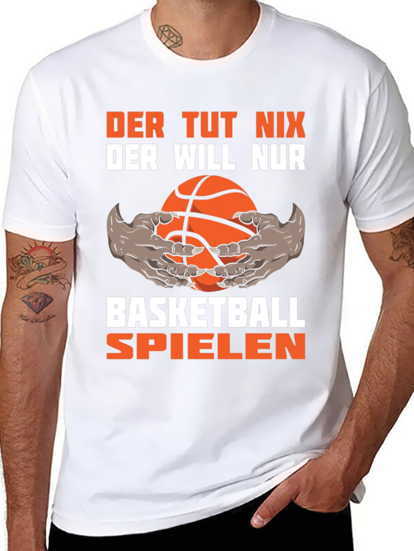Basketball Player T-Shirt - Der Tut Nix Design