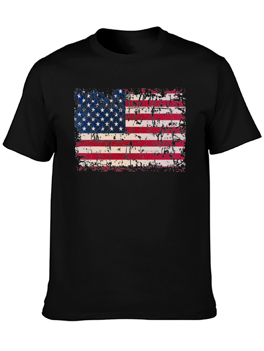 Distressed American Flag T-Shirt