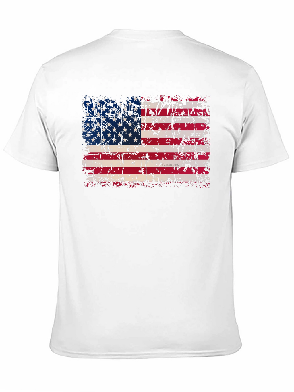 Distressed American Flag T-Shirt