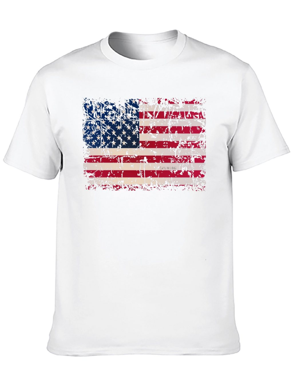Distressed American Flag T-Shirt