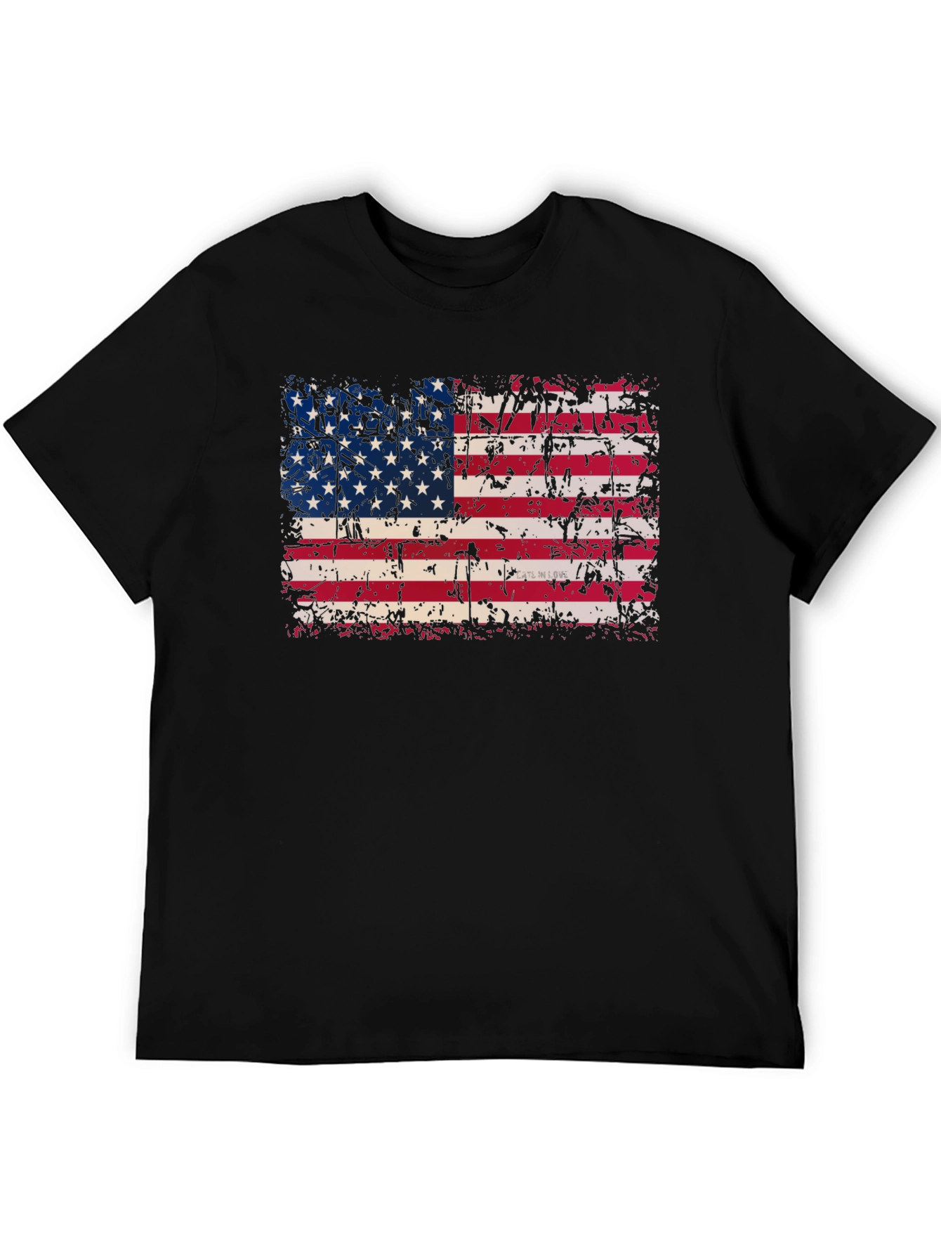 Distressed American Flag T-Shirt