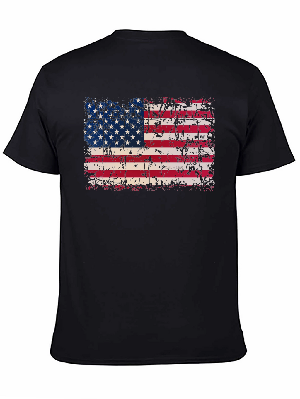 Distressed American Flag T-Shirt