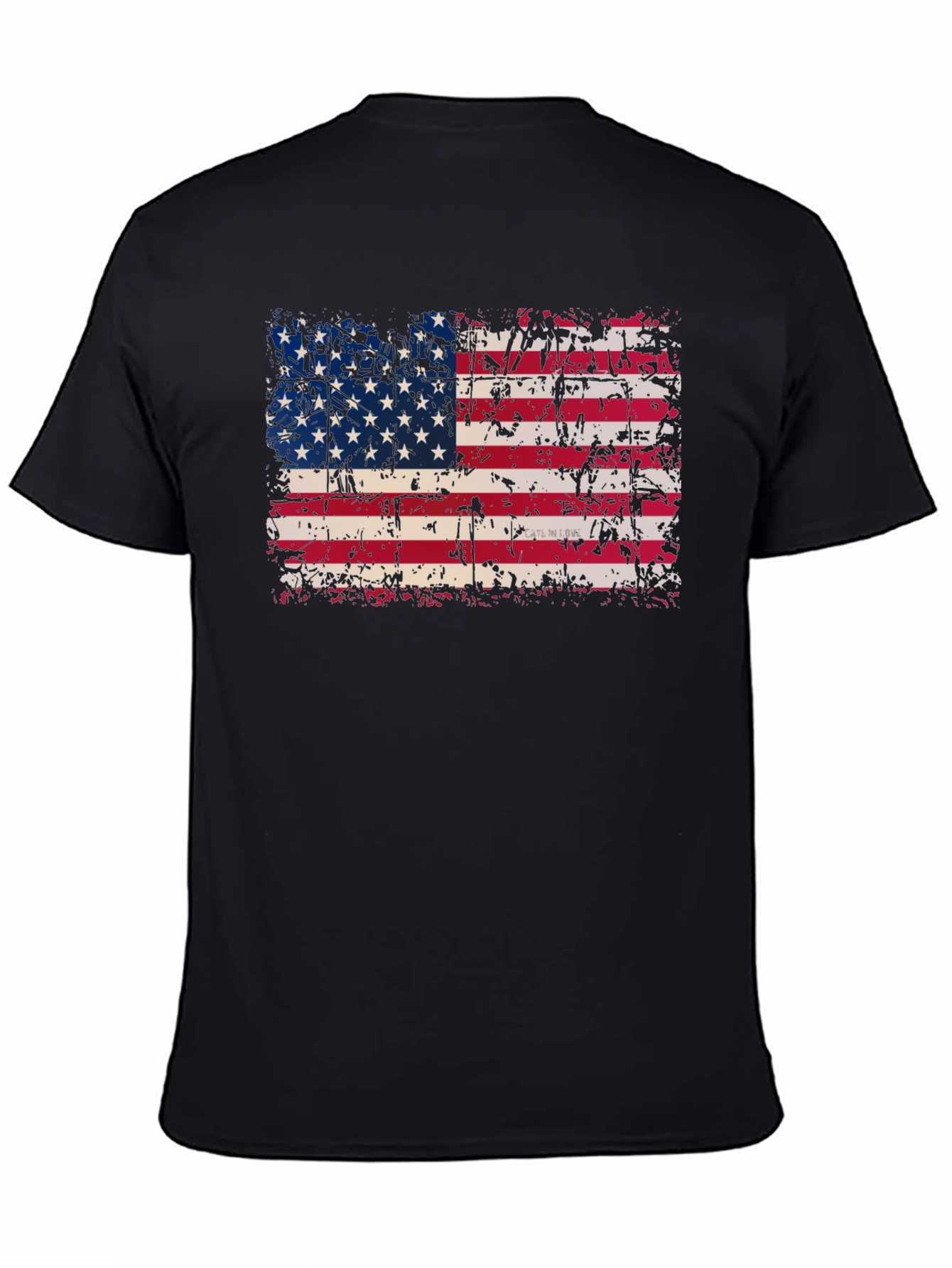 Distressed American Flag T-Shirt