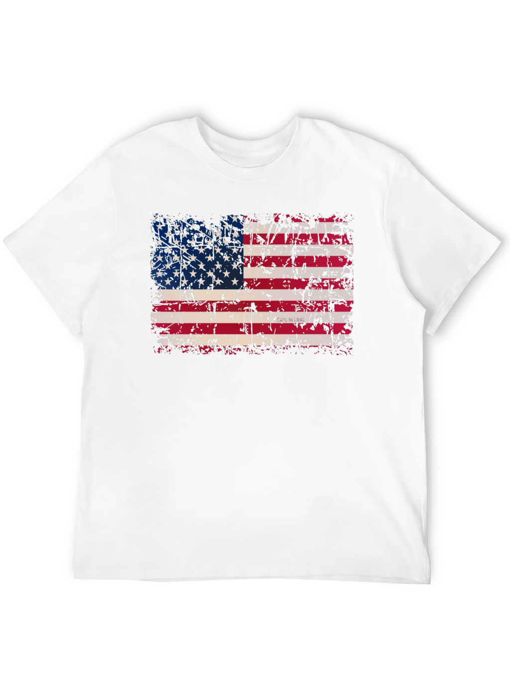 Distressed American Flag T-Shirt