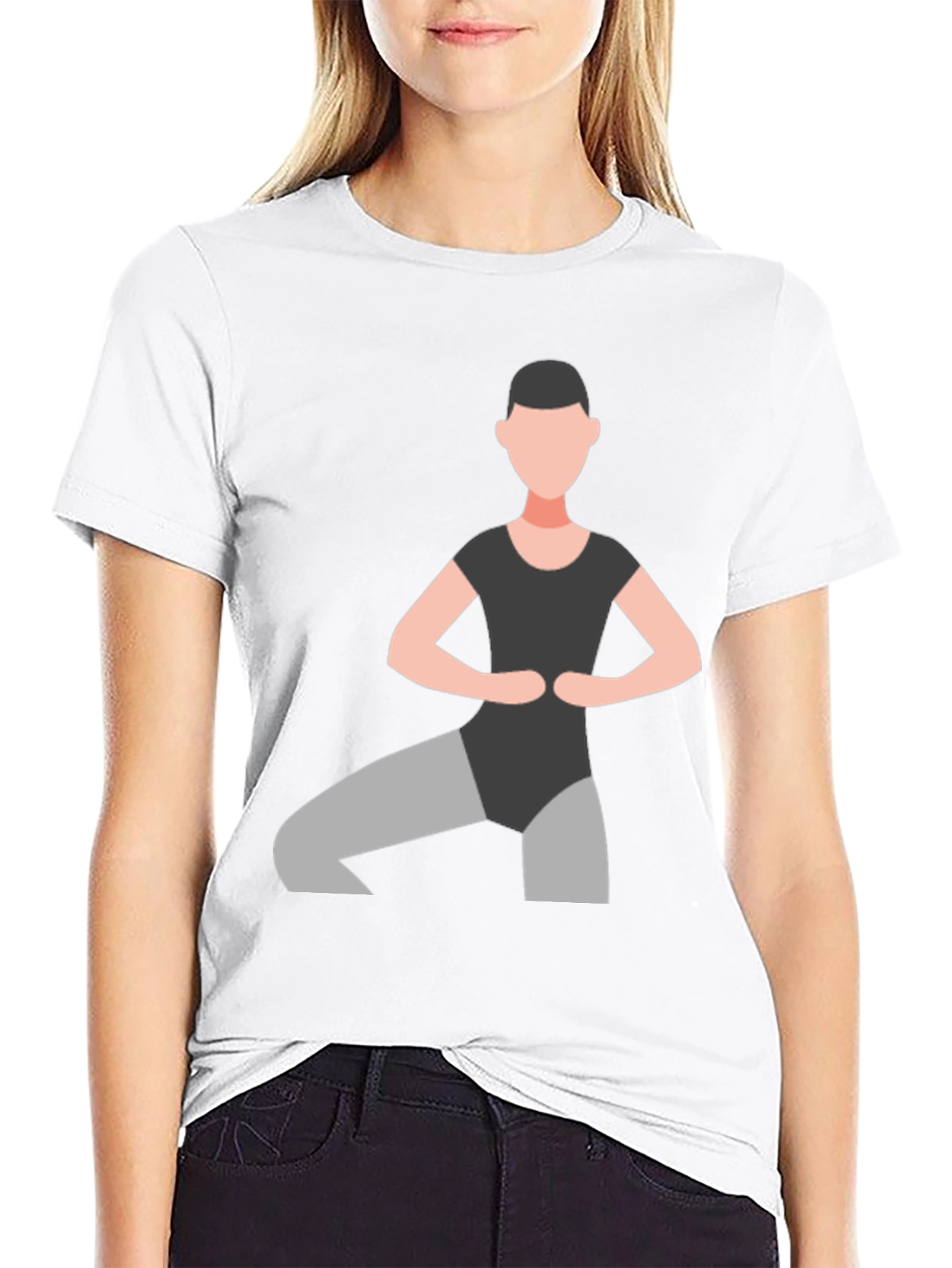 Ballet Dancer Graphic T-Shirt - Black Unisex