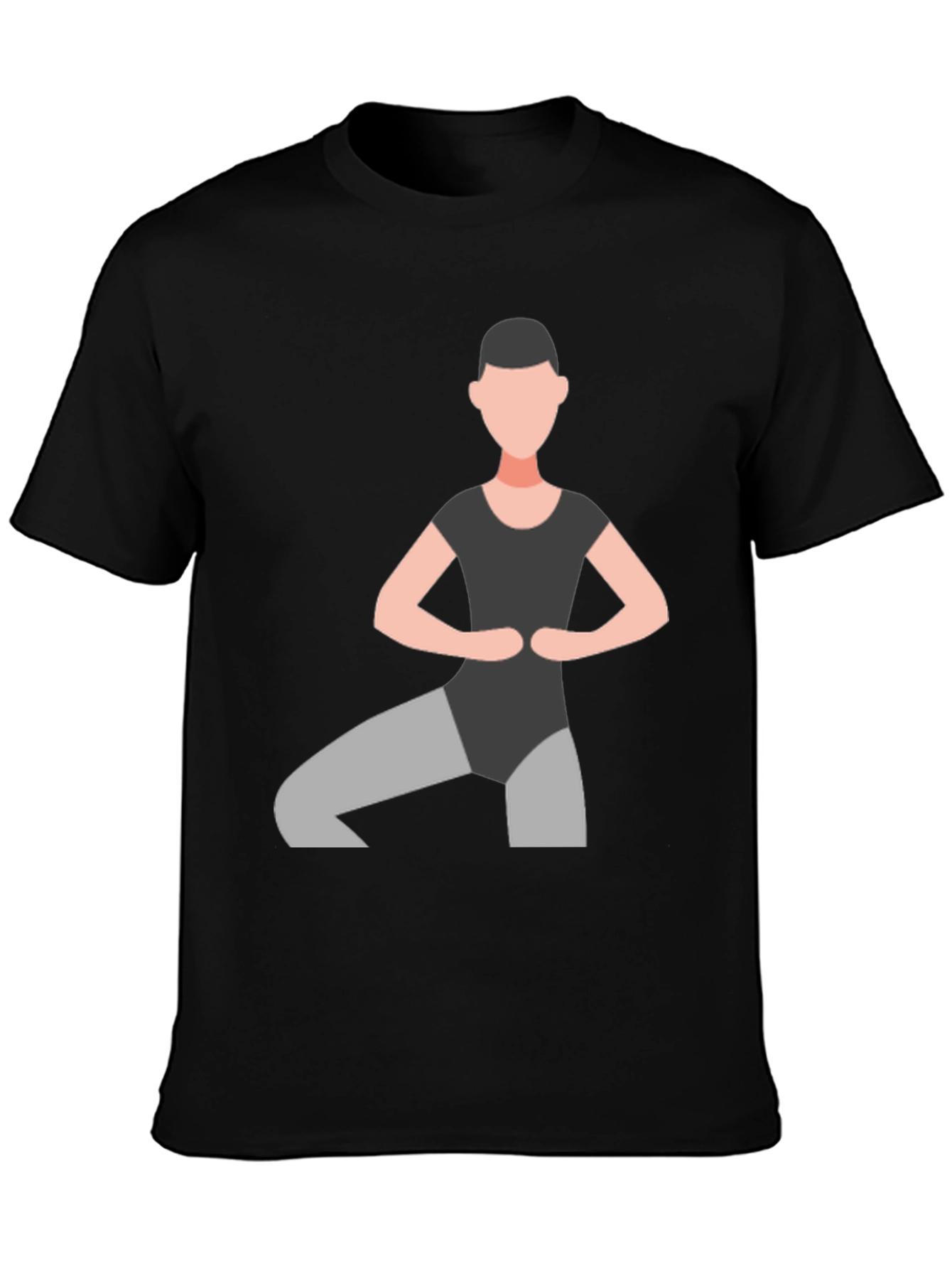 Ballet Dancer Graphic T-Shirt - Black Unisex