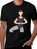 Ballet Dancer Graphic T-Shirt - Black Unisex