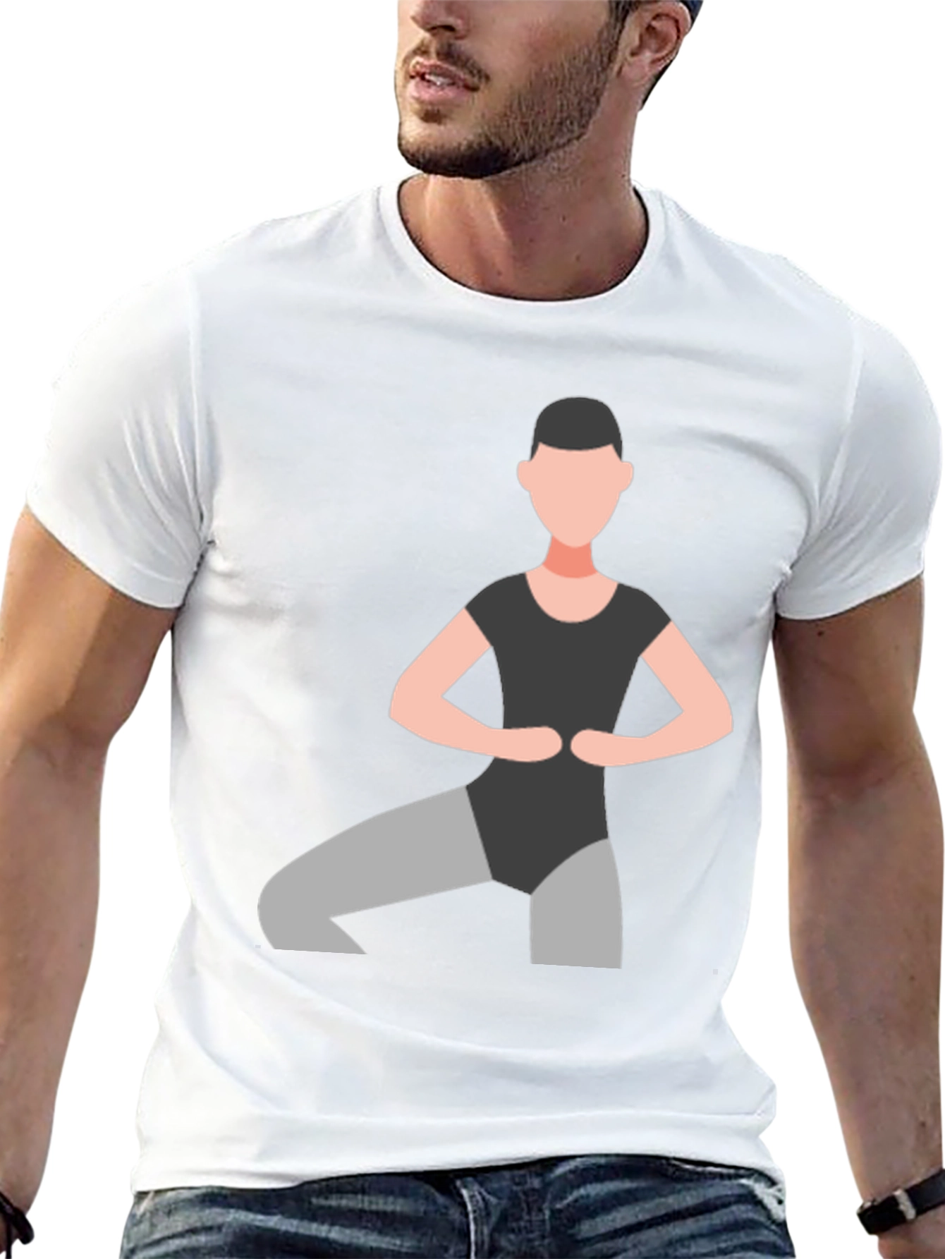 Ballet Dancer Graphic T-Shirt - Black Unisex