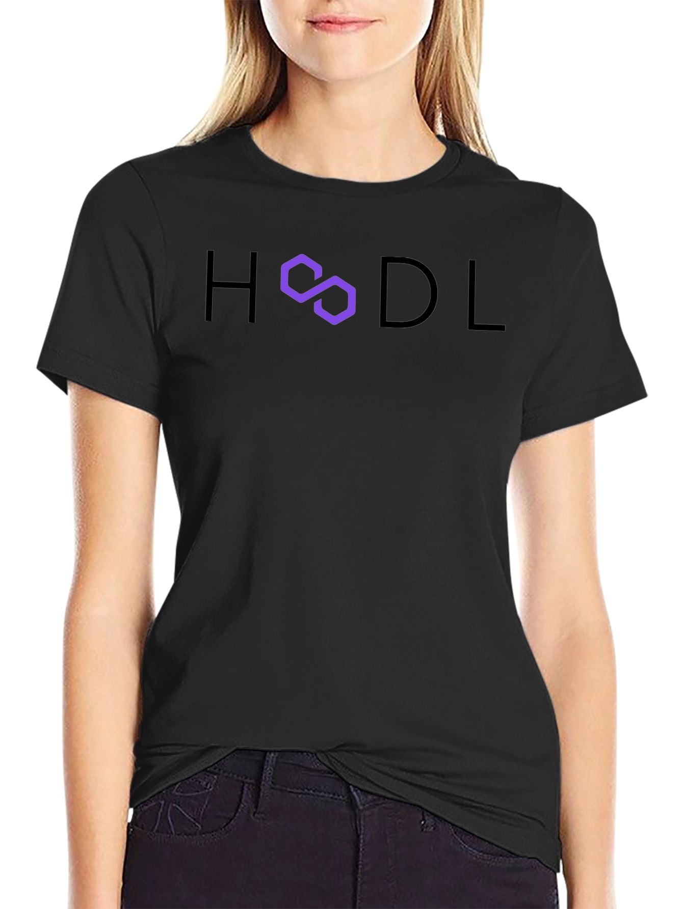 HODL Crypto Tee - Polygon Fan Apparel