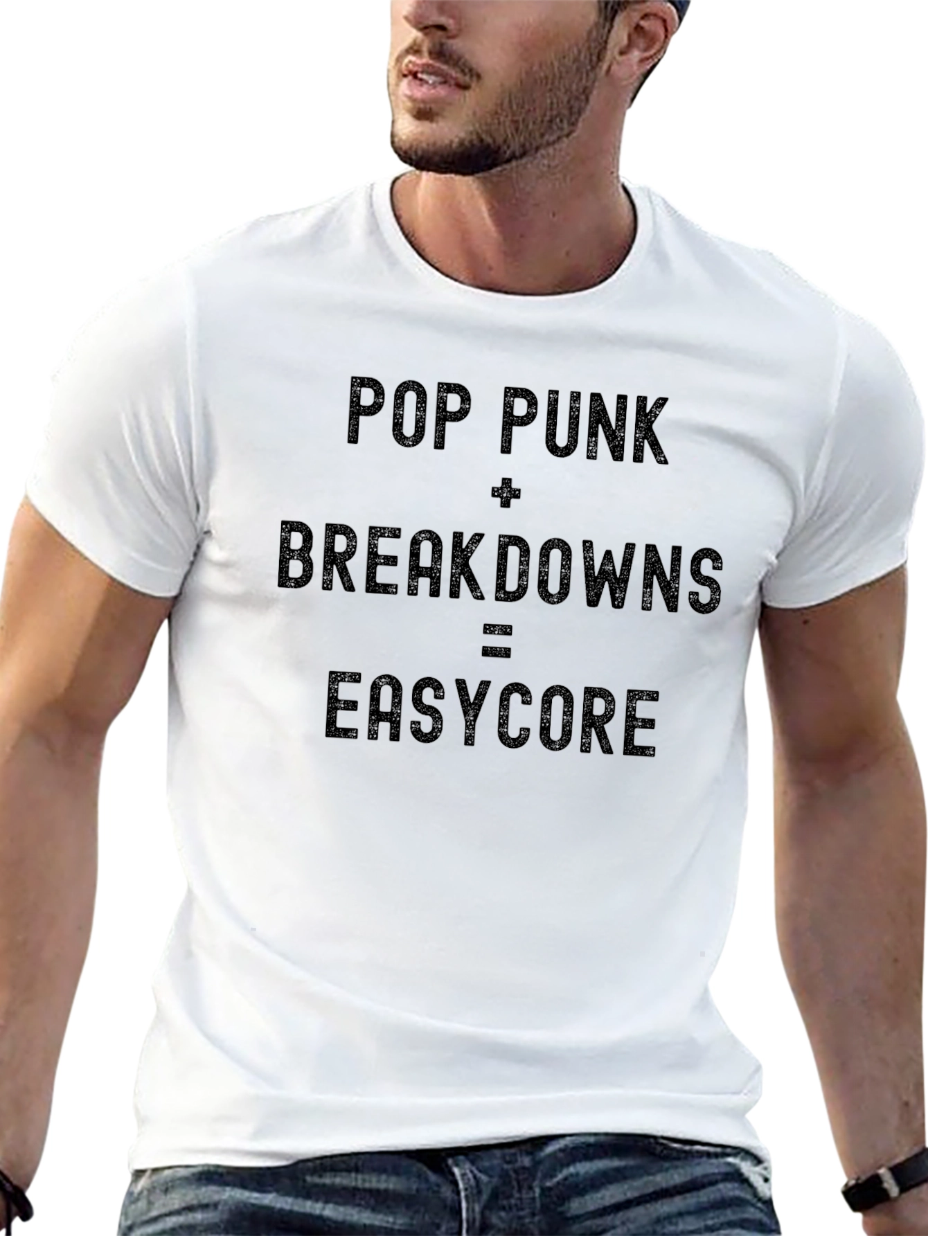 Pop Punk Breakdowns Easycore Black T-Shirt