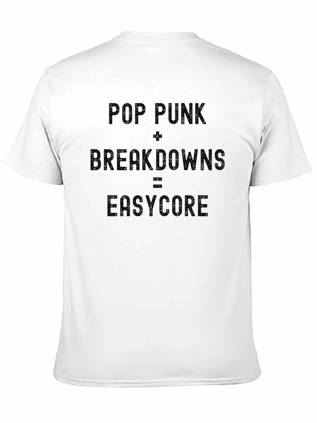 Pop Punk Breakdowns Easycore Black T-Shirt