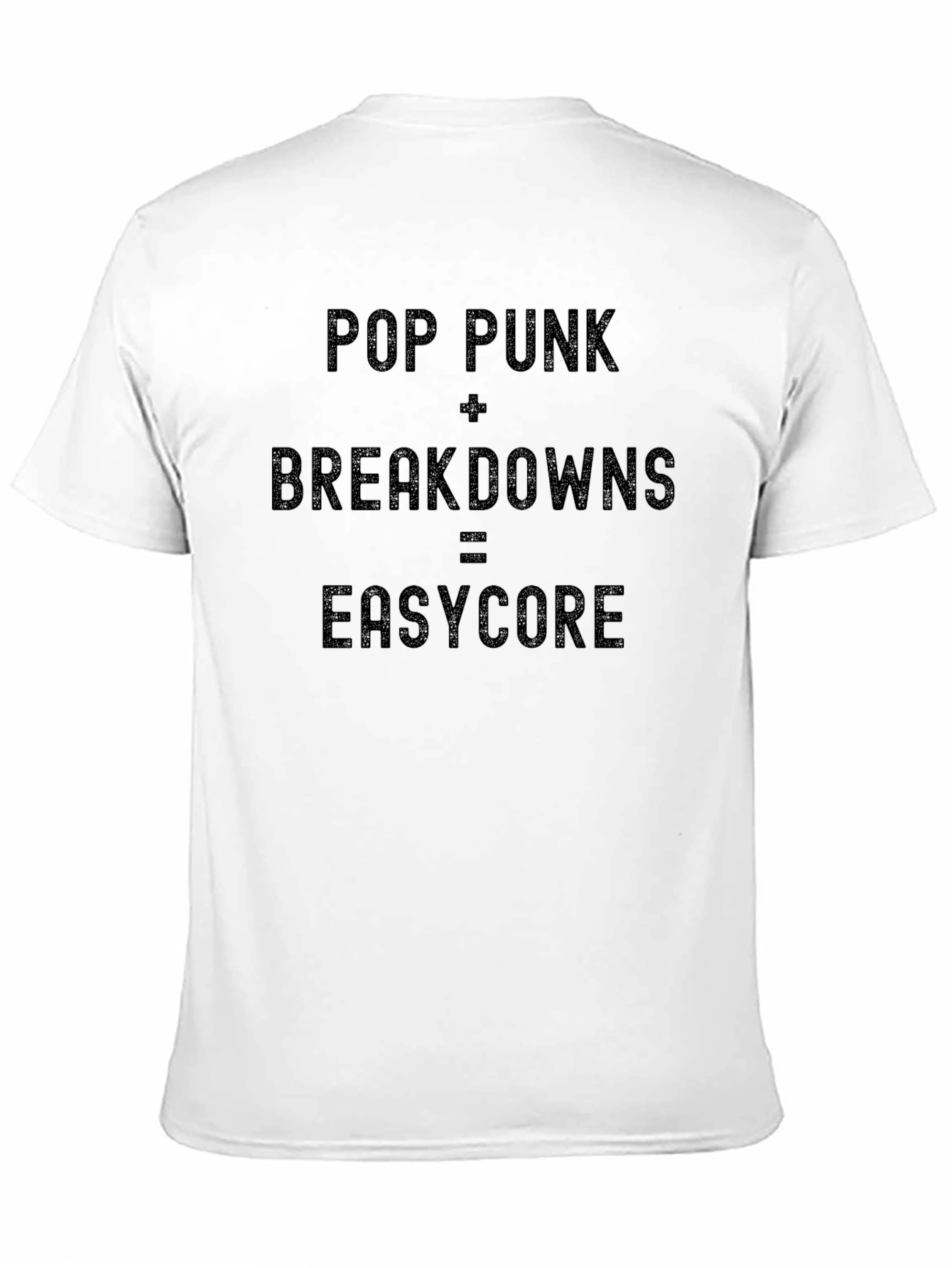 Pop Punk Breakdowns Easycore Black T-Shirt