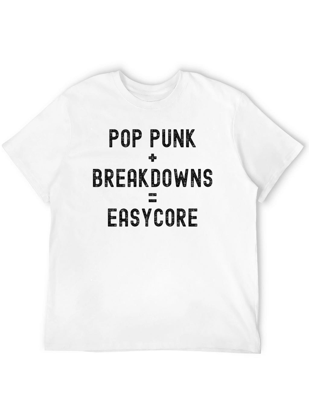 Pop Punk Breakdowns Easycore Black T-Shirt