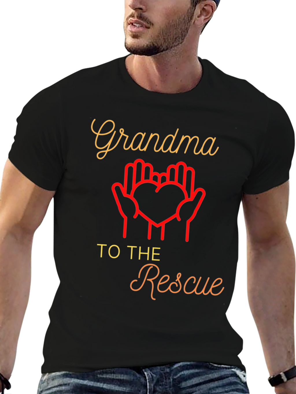 Grandma To The Rescue Graphic Tee