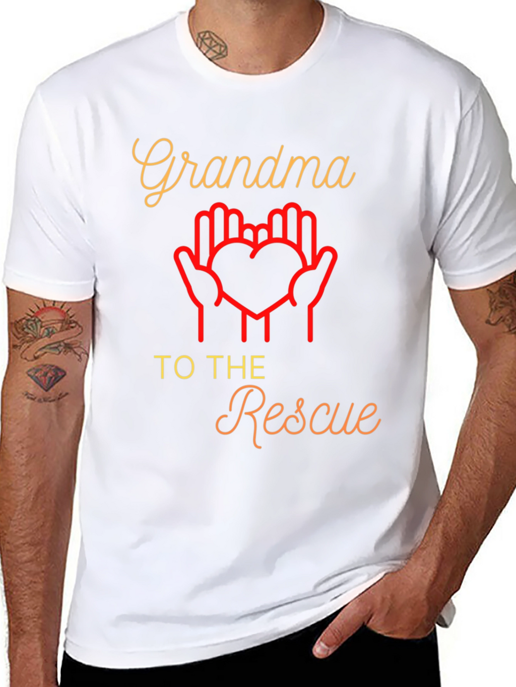 Grandma To The Rescue Graphic Tee