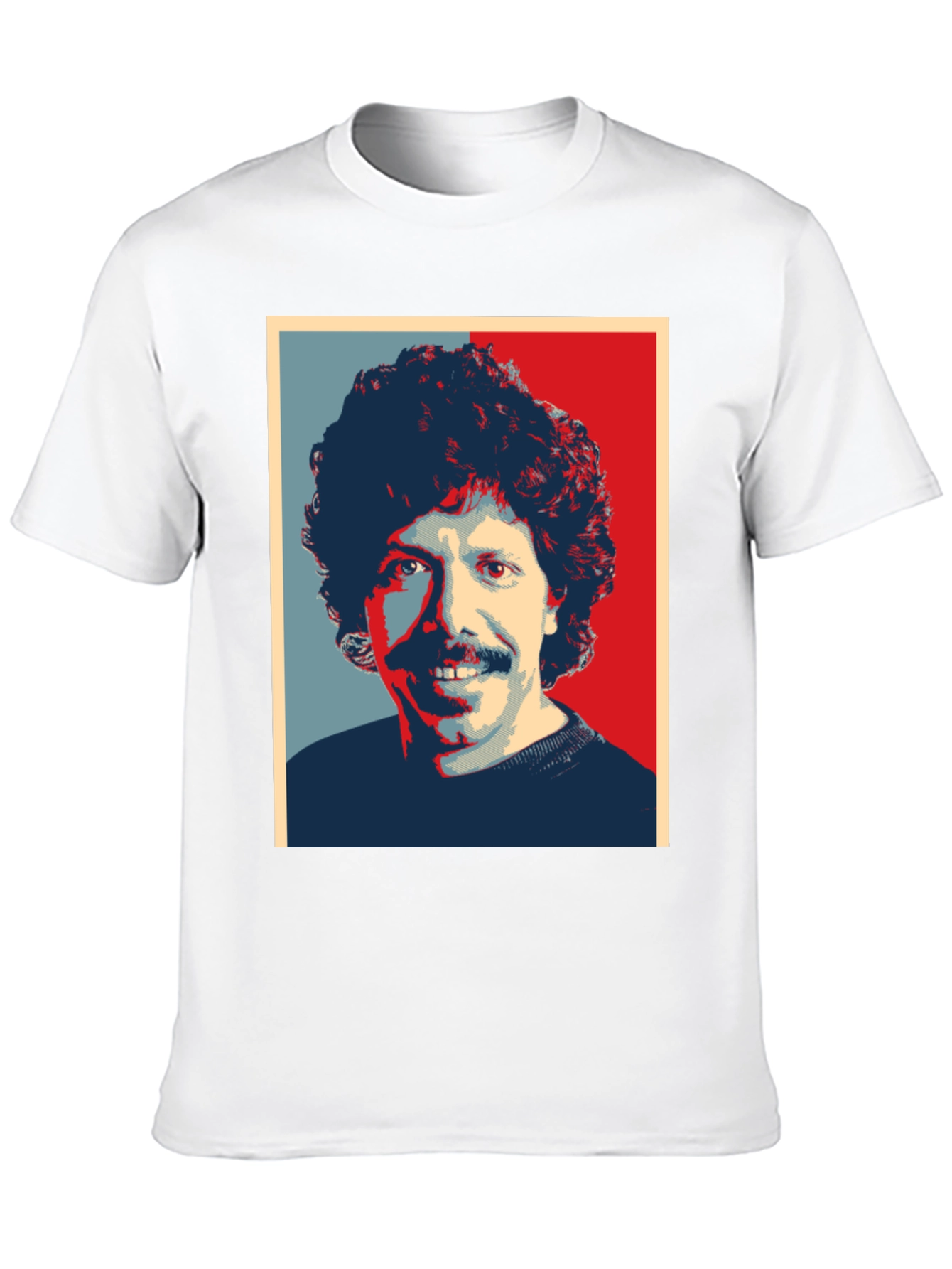 Retro Portrait Graphic Tee - Mens Black T-Shirt