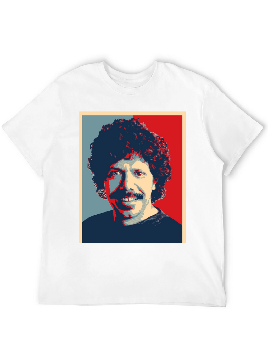Retro Portrait Graphic Tee - Mens Black T-Shirt