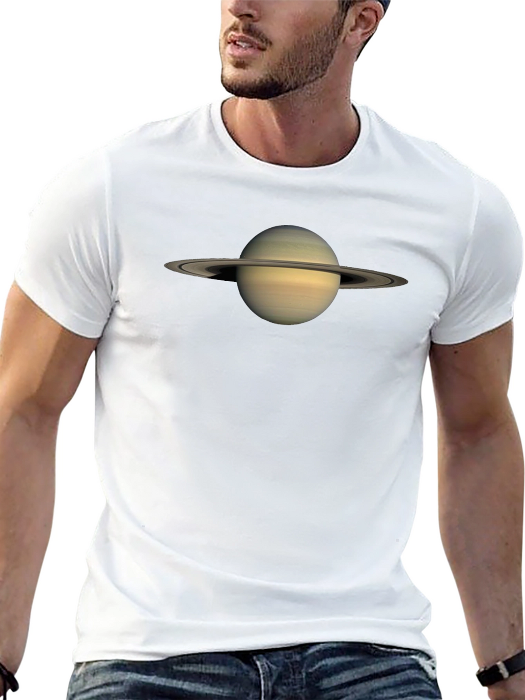 Saturn Graphic T-Shirt - Space Lover Tee
