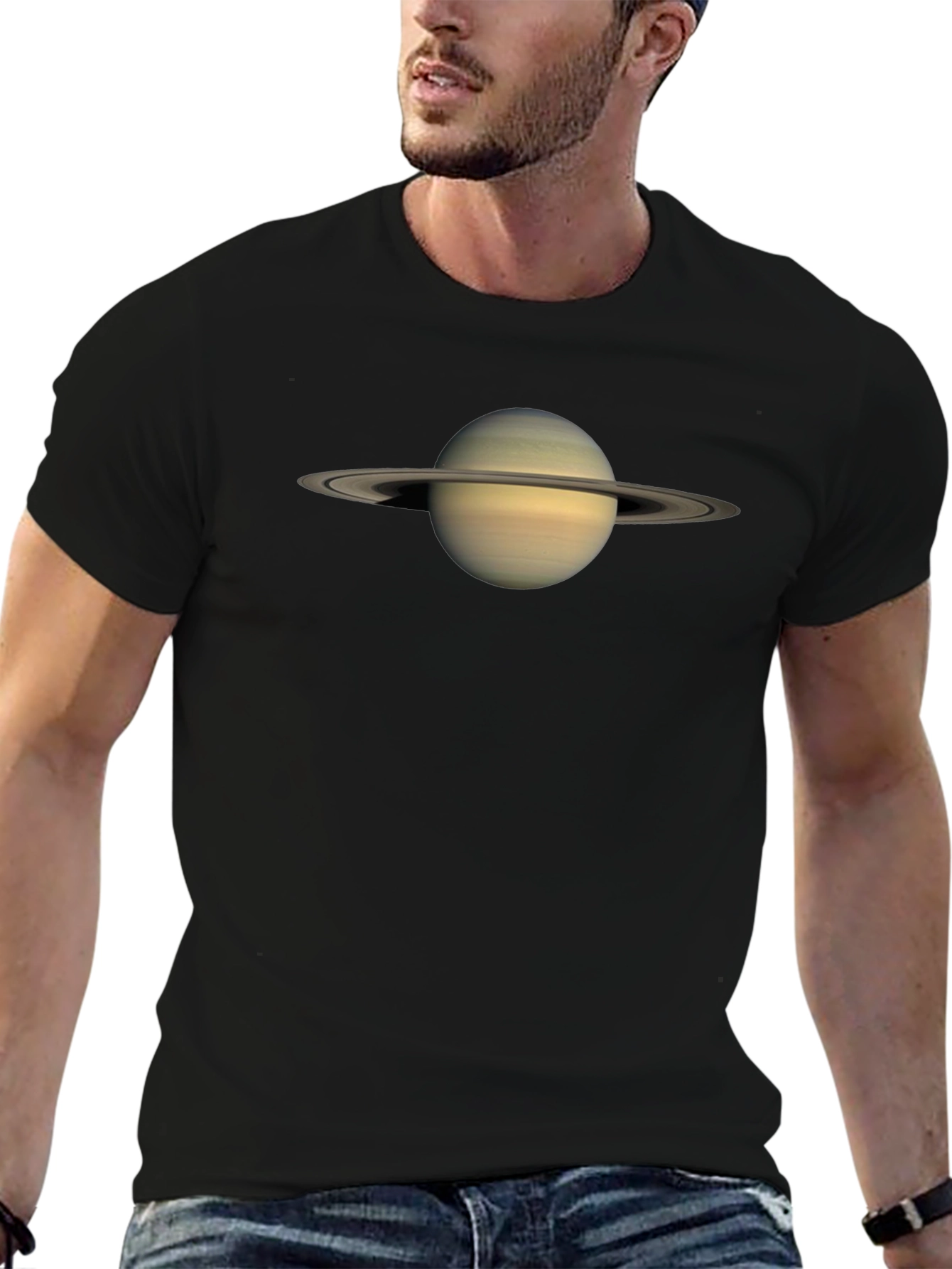 Saturn Graphic T-Shirt - Space Lover Tee