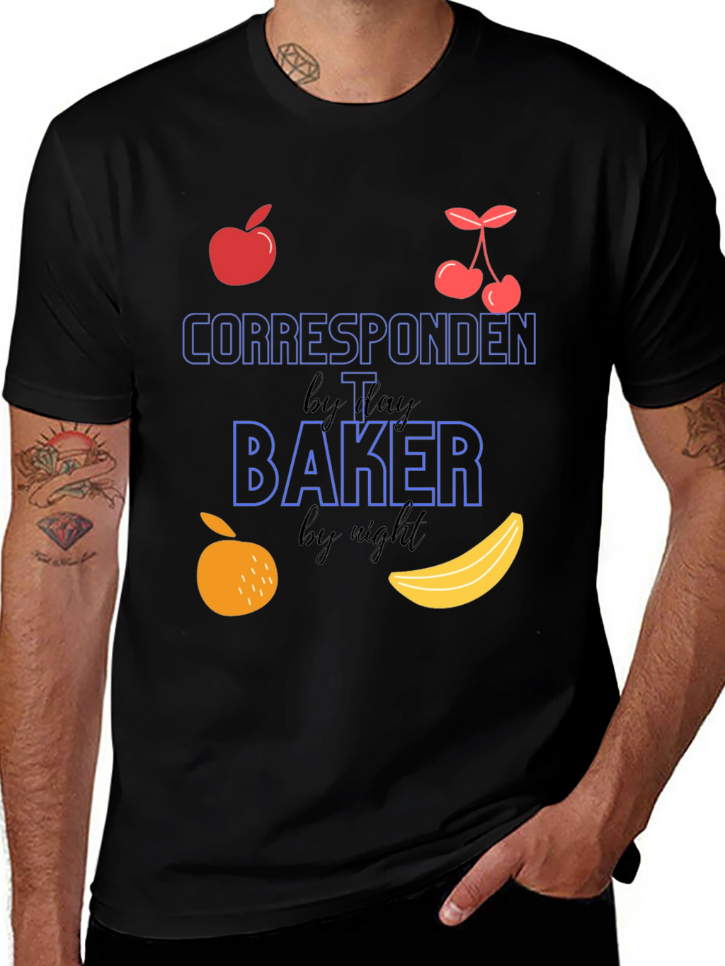 Correspondences Tay Baker Graphic T-Shirt