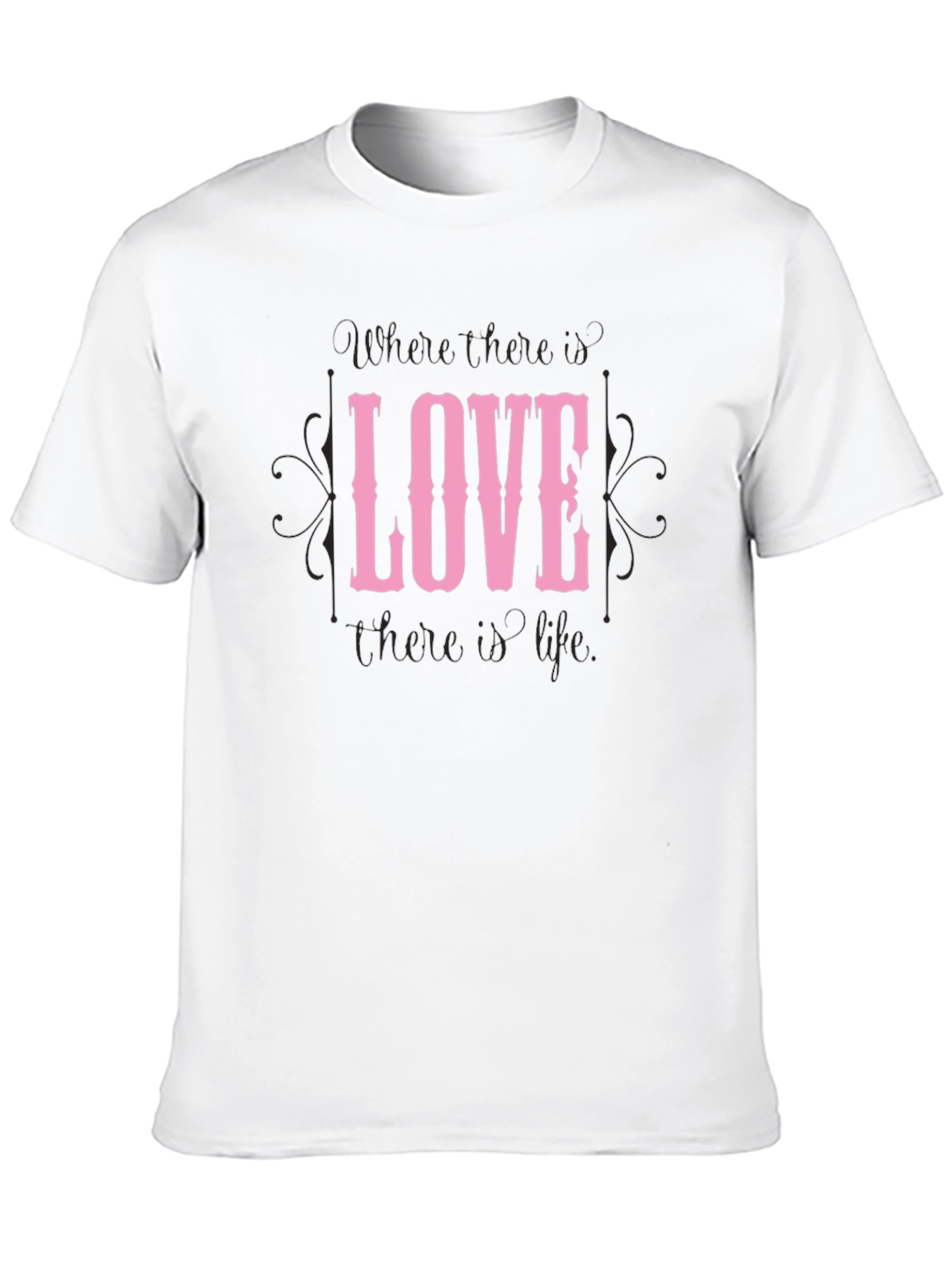 Love Graphic Black T-Shirt