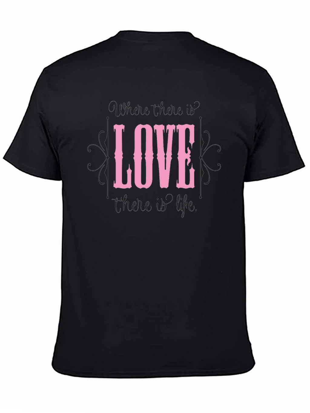Love Graphic Black T-Shirt