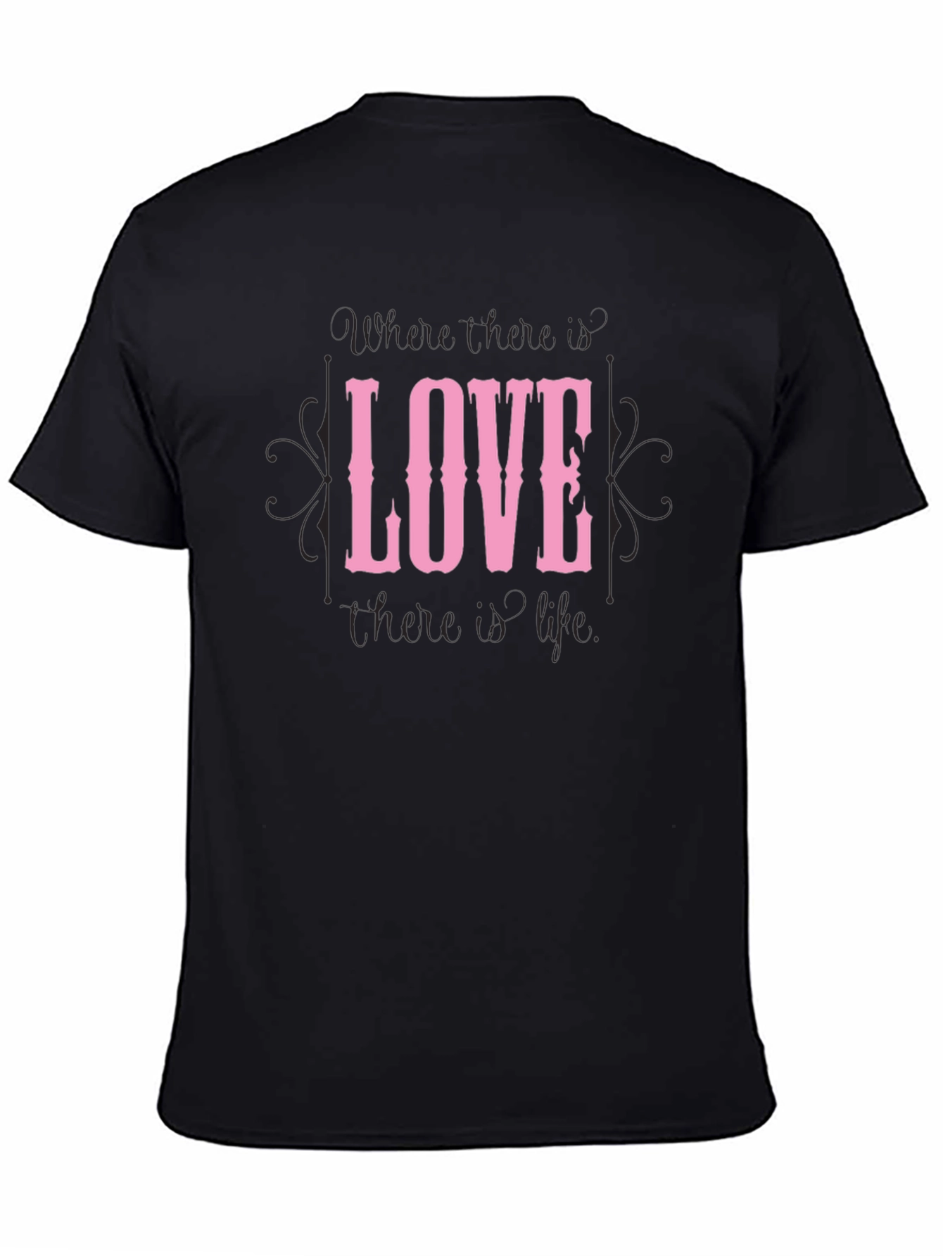 Love Graphic Black T-Shirt