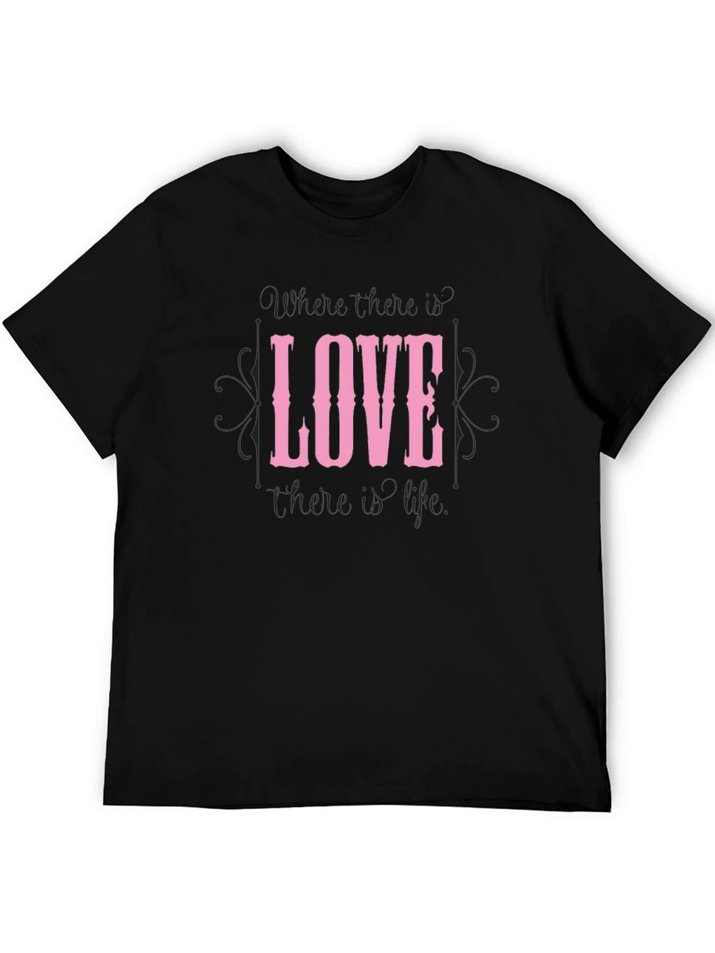 Love Graphic Black T-Shirt