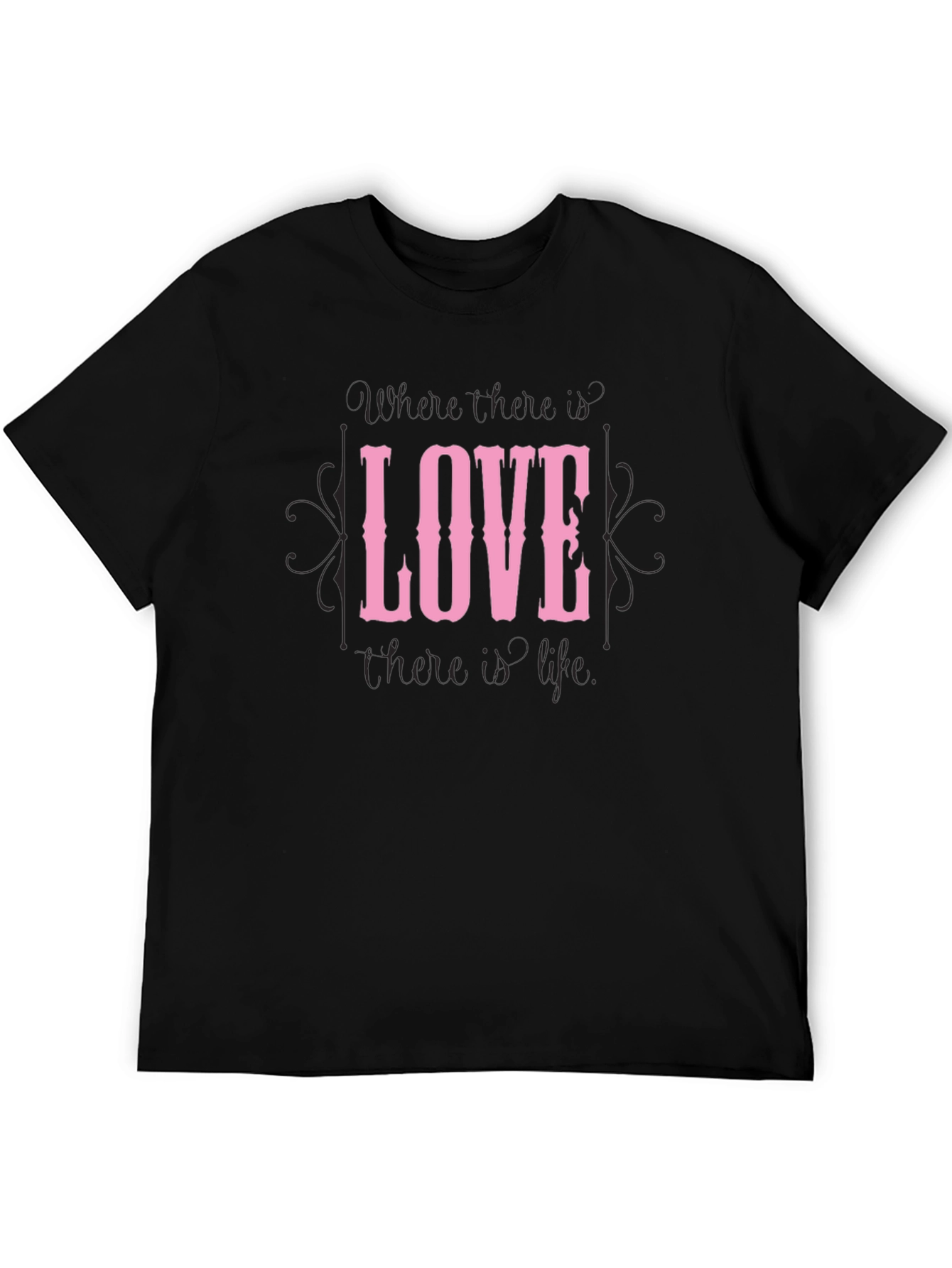 Love Graphic Black T-Shirt