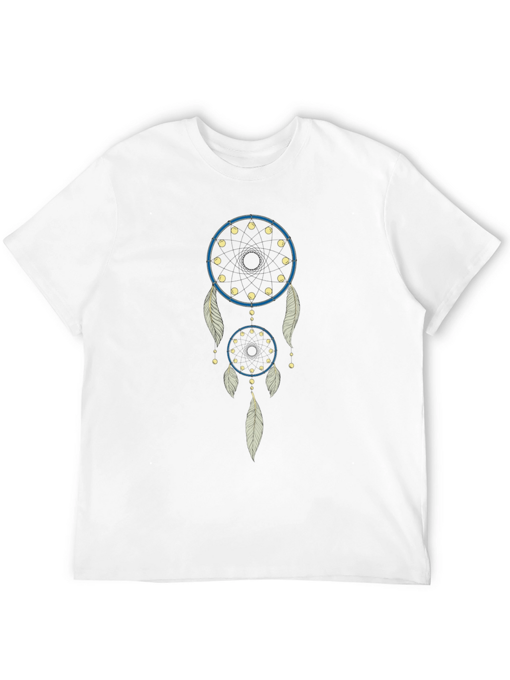 Dreamcatcher Graphic T-Shirt - Casual Black Tee