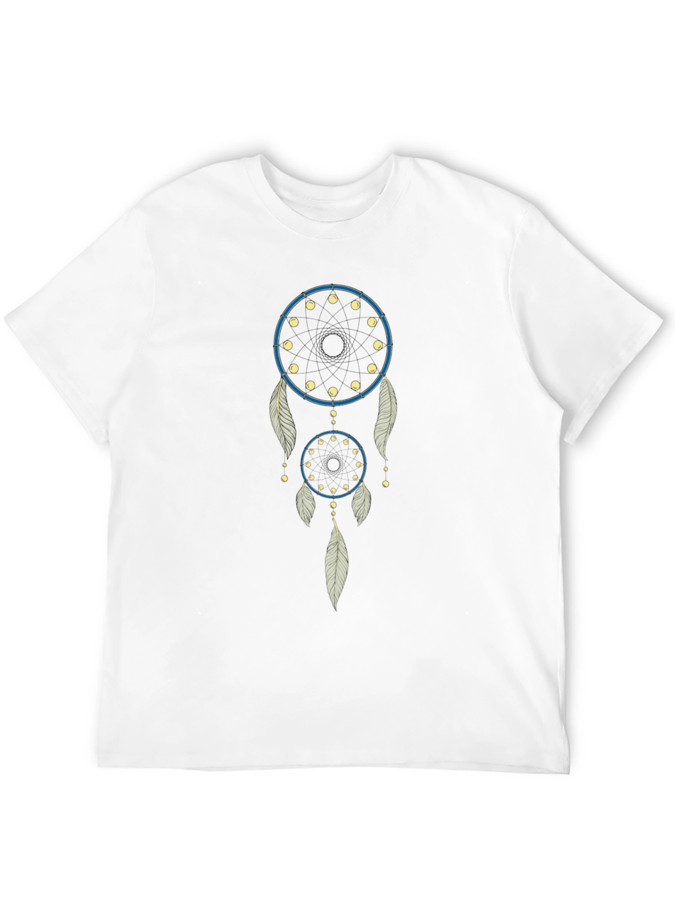 Dreamcatcher Graphic T-Shirt - Casual Black Tee