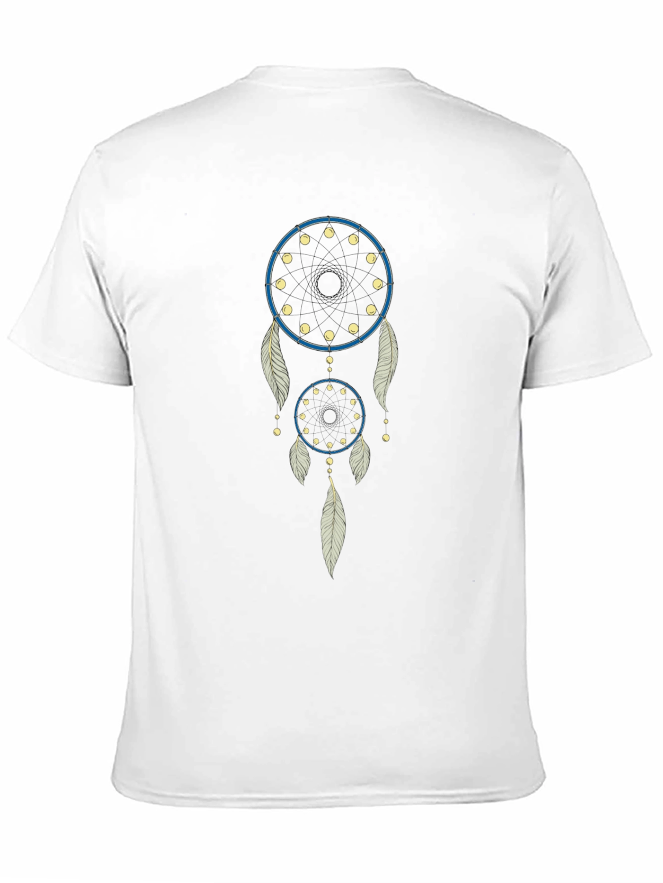 Dreamcatcher Graphic T-Shirt - Casual Black Tee