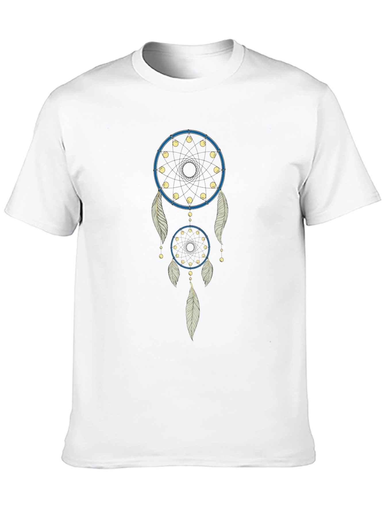 Dreamcatcher Graphic T-Shirt - Casual Black Tee