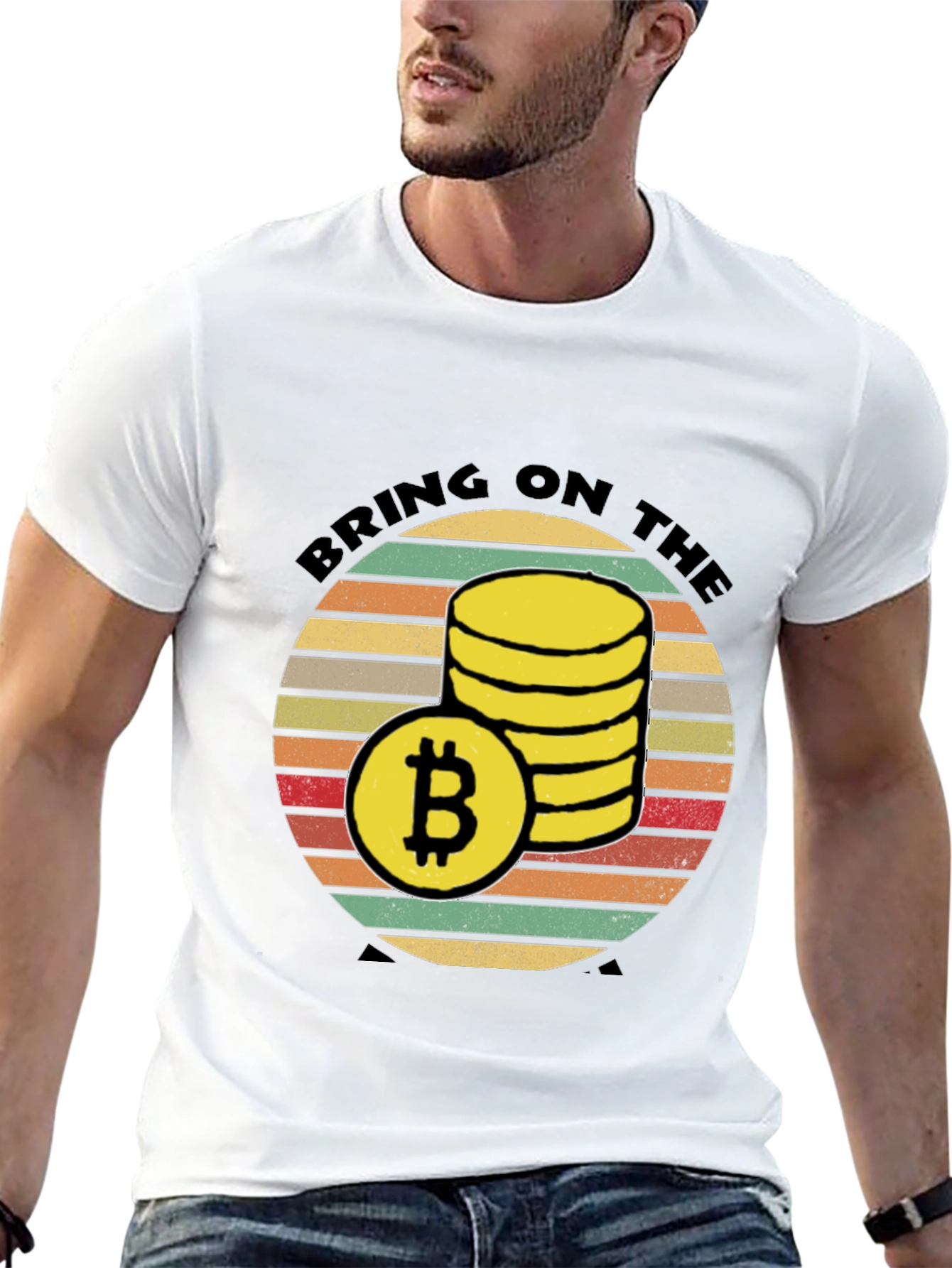 Bitcoin Crypto T-Shirt: Bring on the Sats