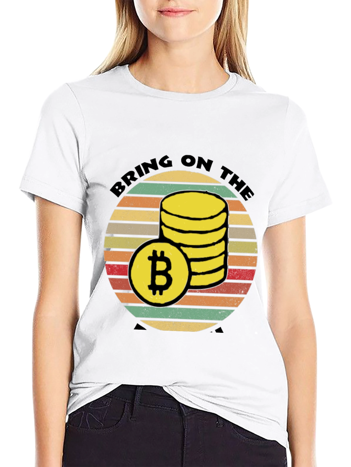 Bitcoin Crypto T-Shirt: Bring on the Sats