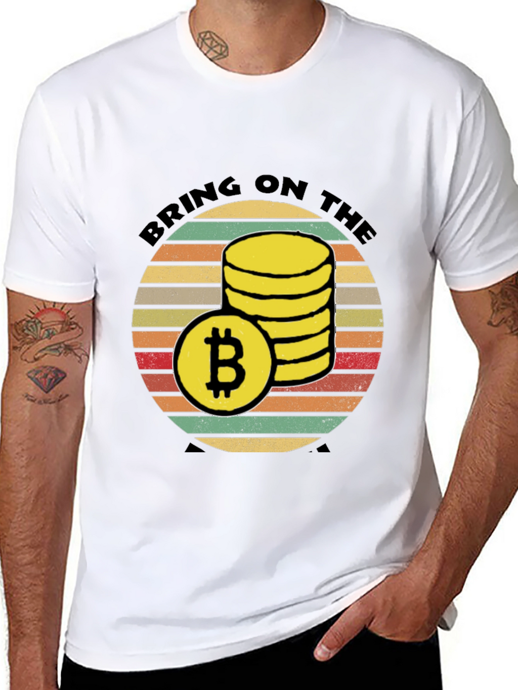 Bitcoin Crypto T-Shirt: Bring on the Sats