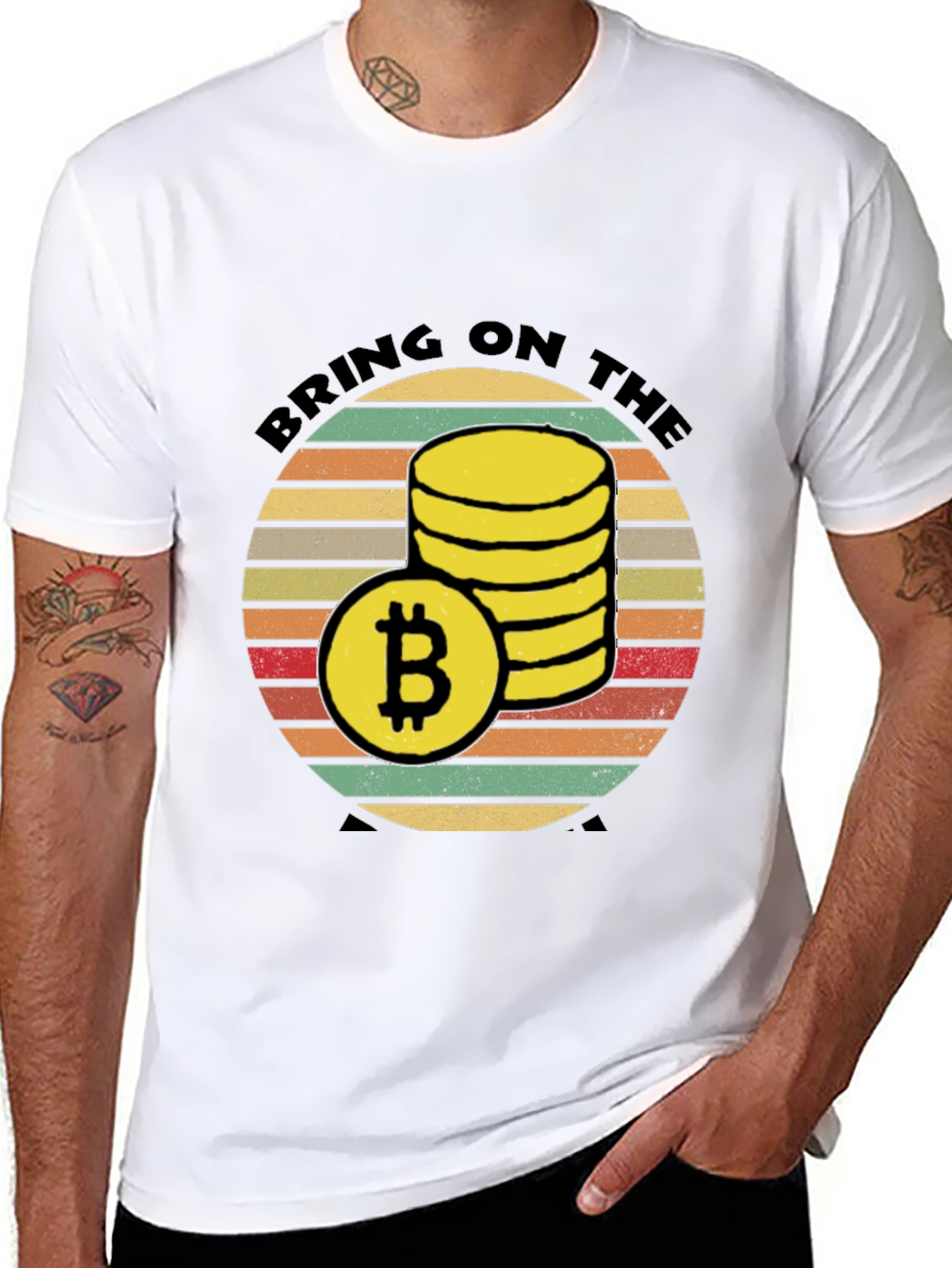 Bitcoin Crypto T-Shirt: Bring on the Sats