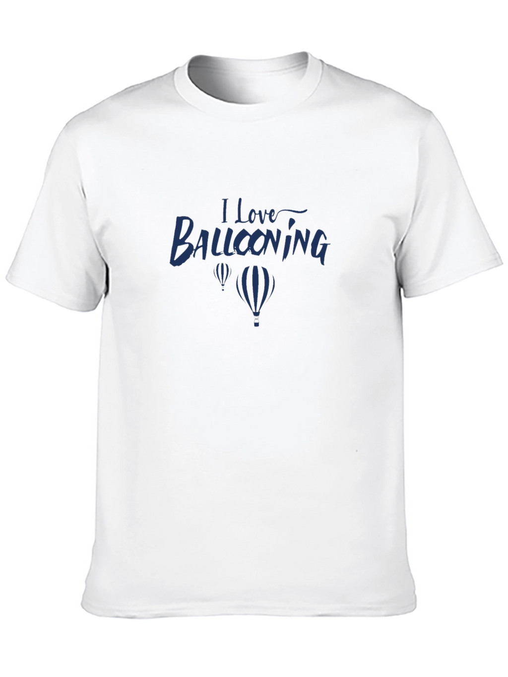 I Love Ballooning Black T-Shirt