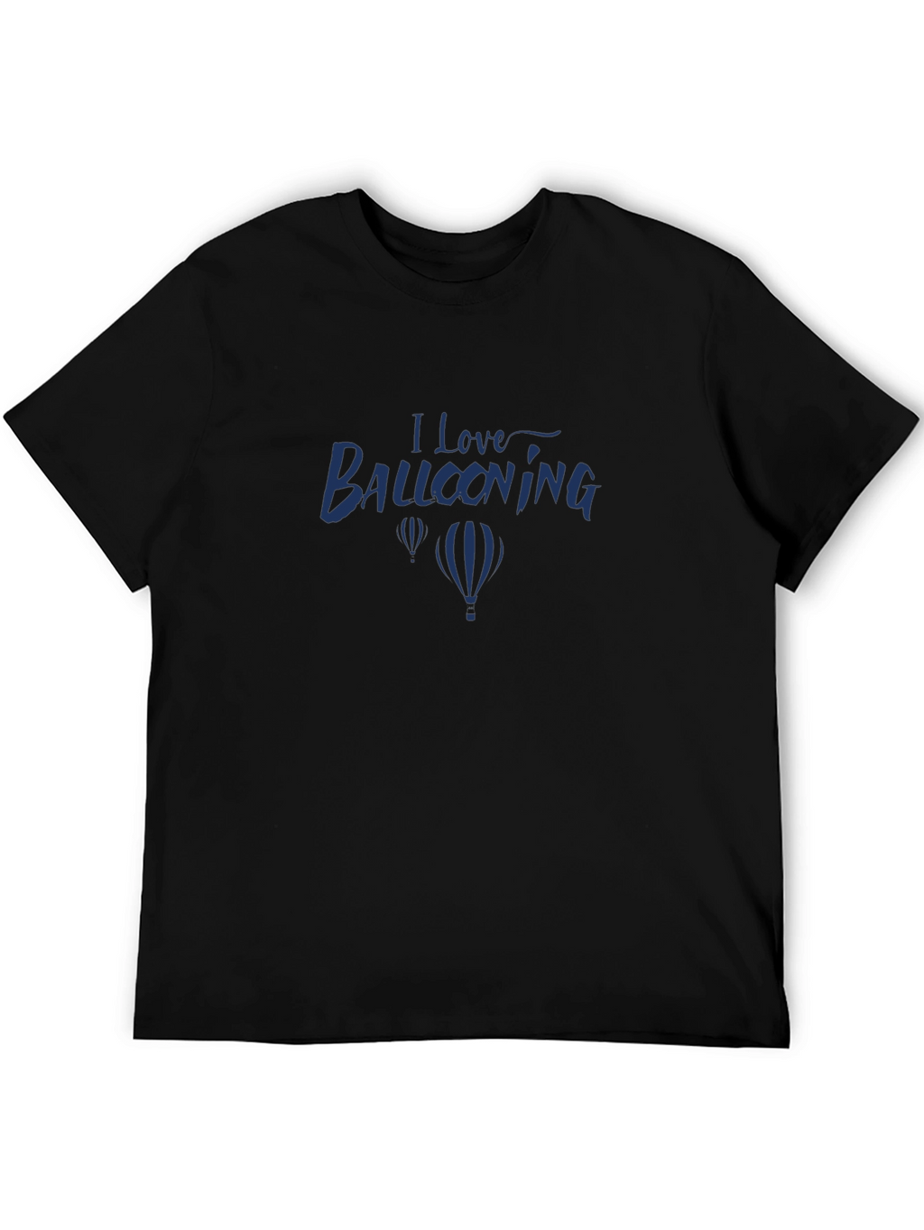 I Love Ballooning Black T-Shirt