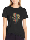 Retro Film Camera Graphic Tee - Black