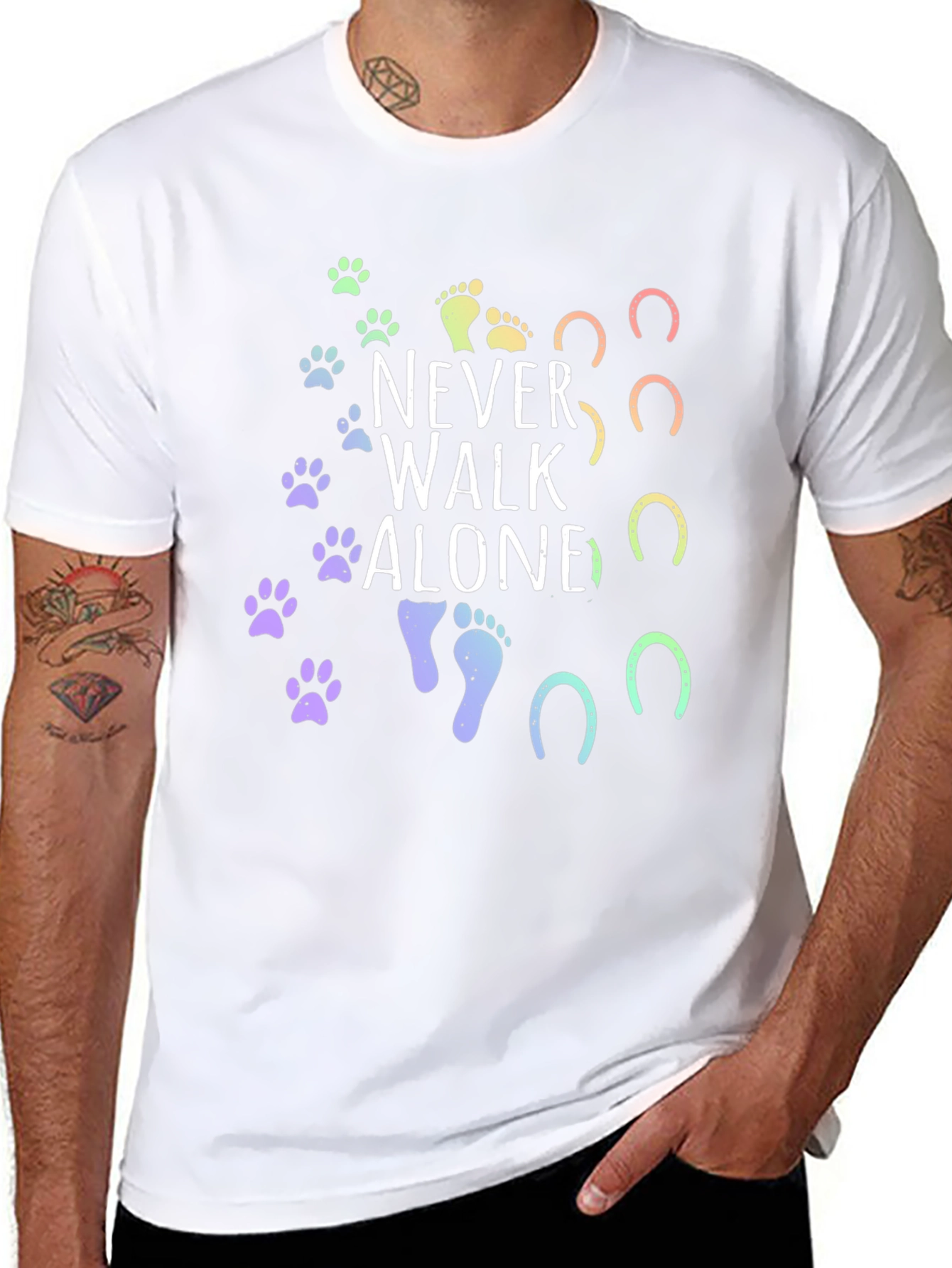 Never Walk Alone Graphic T-Shirt